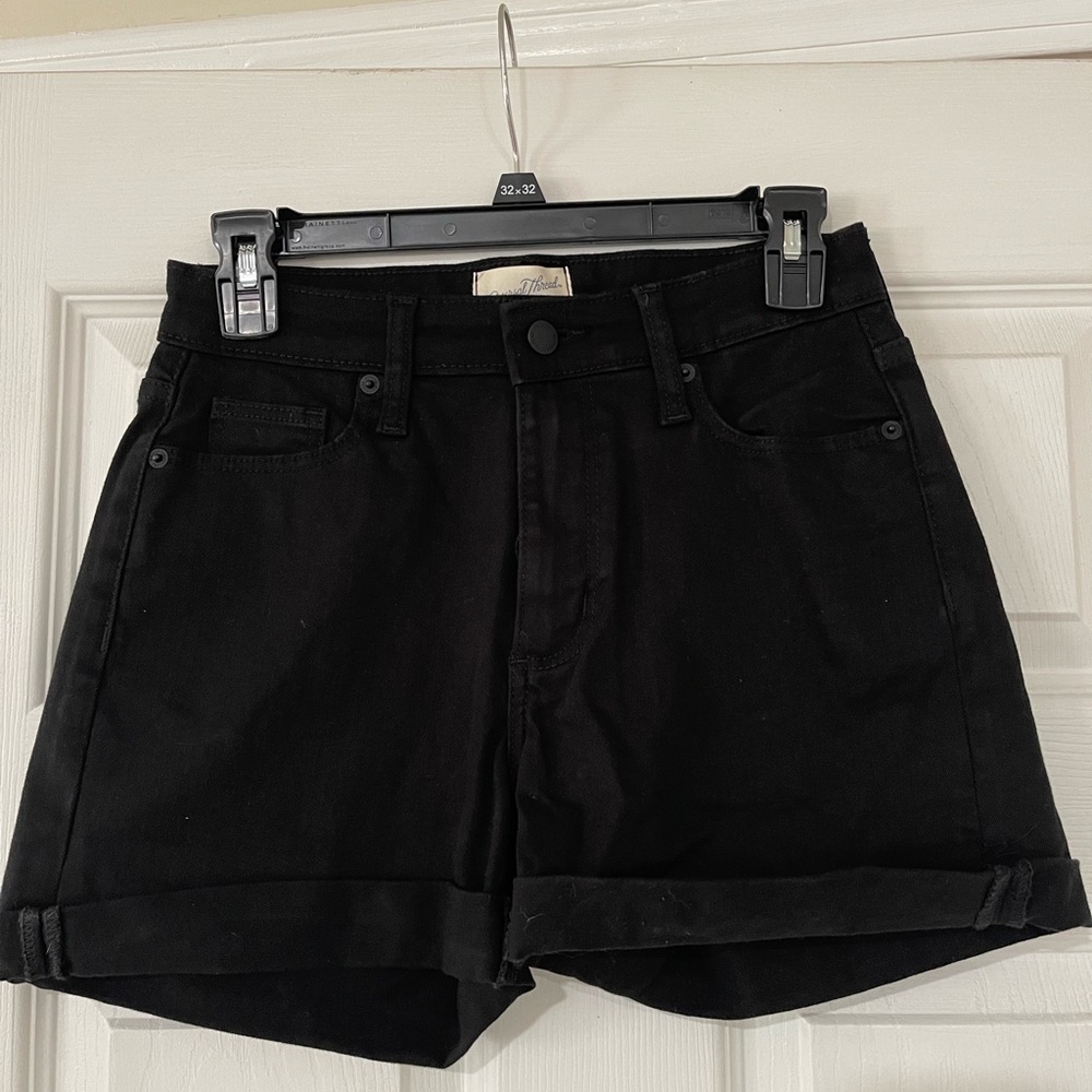 Black Denim Women's Shorts Size 2